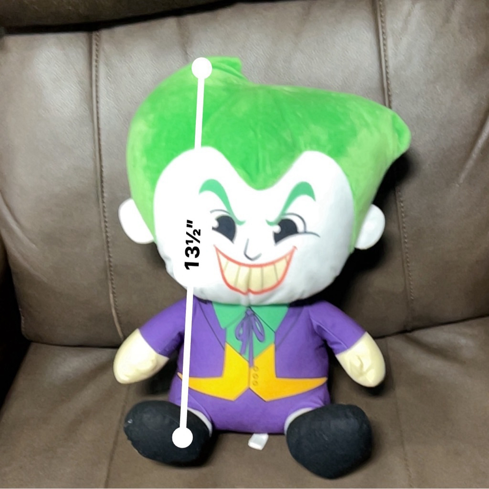 Justice League Joker Plush Toy Purple Green One Size - Picture 5 of 5